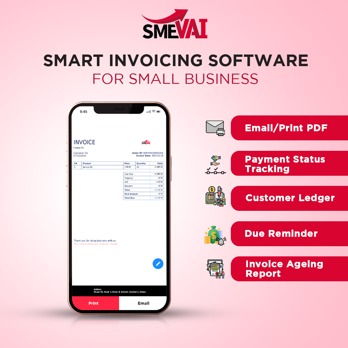 Online invoicing software